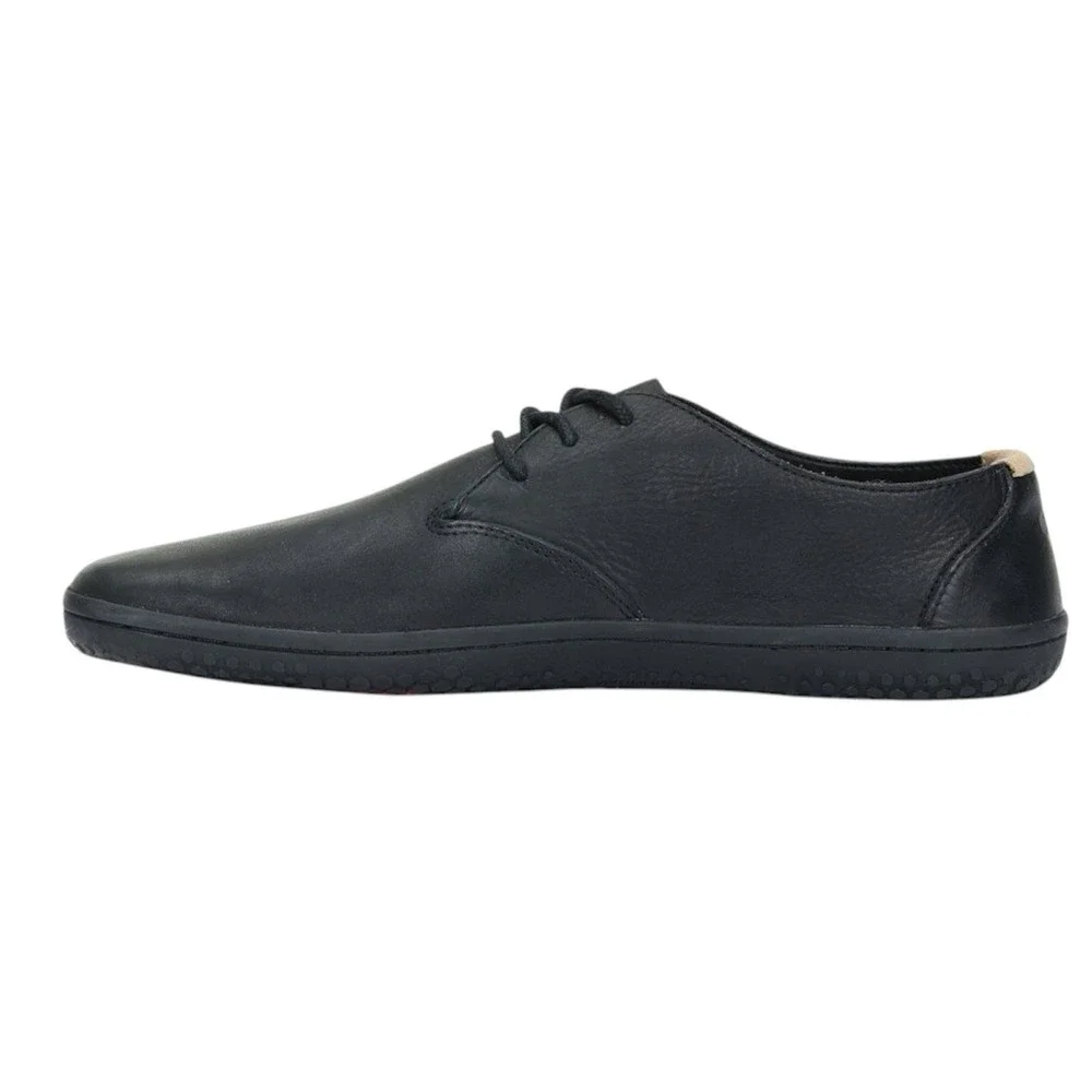 Vivobarefoot Ra II Mens Barefoot Oxford Shoes Black Leather Size 44 EUR 11 US